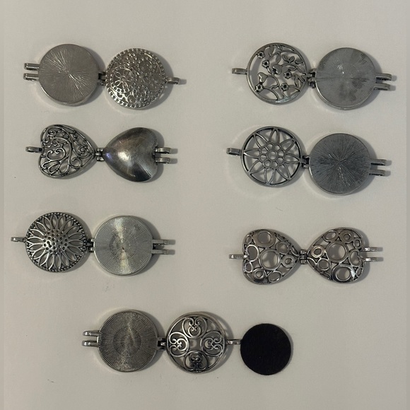 Lot of 7 Fragrance Diffuser Lockets - Picture 2 of 16